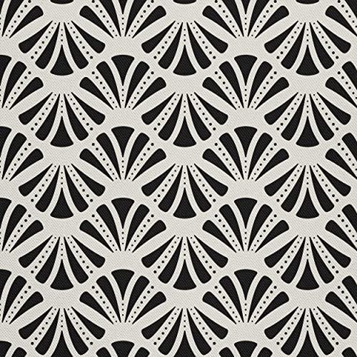 HEKO PANELS Stoff Oxford Wasserdichte Meterware Canvas-Stoff Polyester Nähstoff Dekostoffe Handwerken Wasserabweisend Blickdicht Blumenmuster Blumen Aquarell Wasserfarbe 5 Meter 155 x 500 cm DX2069