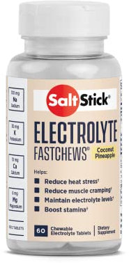 SaltStick Fastchews Coconut Pineapple Dose (60 Elektrolyt-Kautabletten)