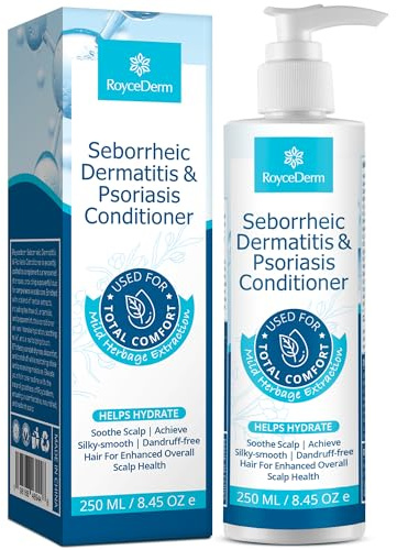 Roycederm Scalp Care Conditioner for Dry, Itchy & Flaky Scalp - Hydrating Formula for Oily Hair & Dandruff-Prone - Daily Moisturizing & Balancing Hair Conditioner