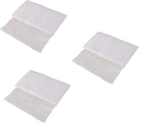 Garneck 3pcs Cotton Gauze Fabric Unbleached Cheese Cloths for Cooking Straining Marinating Food Cloth