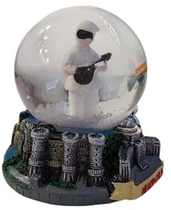 Sfera palla con neve Pulcinella Napoli