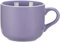 Taoyanmo Cuenco grande de sopa de 650 ml, taza de sopa de grano de cerámica, taza de café/ensalada, taza apta para microondas, para ensalada de leche, capuchino, cereales (morado)