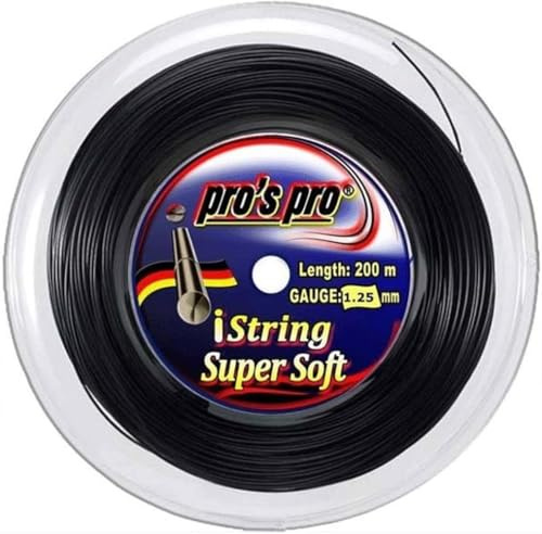 Pros Pro iString Super Soft 200m schwarz 1.25mm armschonende Saite