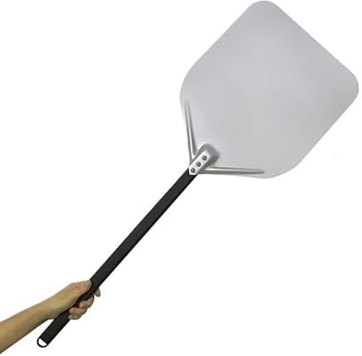 WANGBINGXING Pizza Peel Aluminum Pizza Shovel Peel Tray Net With Long Handle Accessorie Pizza Paddle Spatula Nonstick Round Pan Baking Turner Pizza Paddle(16inch 102cm)