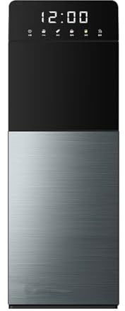Dispensador De Enfriador De Agua, Con Cerradura De Seguridad, Dispensador De Enfriador De Agua Fría Y Caliente 3 En 1, Dispensador De Agua De Carga Inferior, Para (Color:Gray(Warm and hot type))
