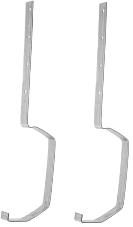 SEWOART Gutter Brackets for Reliable Support Iron Conservatory Heavy Duty 2pcs Rain Gutter Supply with Versatile and Adaptable Features Sturdy Roof Bracket