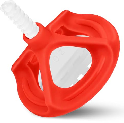 Flintronic Tile Leveling System 2mm, 100PCS Resuable Screw Hat | with 100PCS 2mm Tile Leveling Spiral Base, Tile-Leveling-Clips Tile Installation Tool for Stone and Floors (Red)