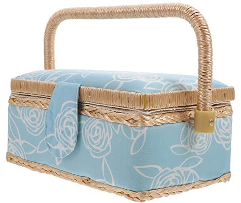 Gadpiparty Scatola Per Attrezzi Da Cucito Realizzata in Borsa Per Casa Capacità Astuccio Per Attrezzi Da Ricamo Portatile