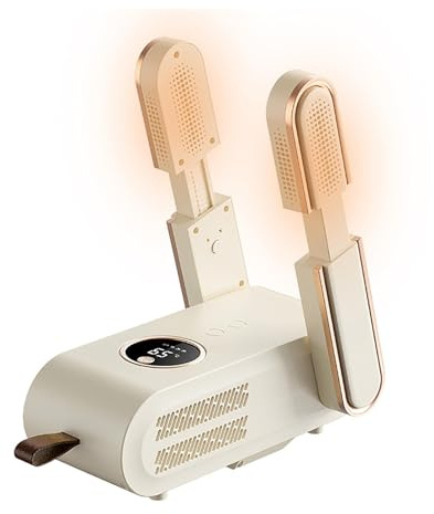 Shoes Dryer Portable, Shoe Dryers Portable Foldable Expandable with Blu-Ray/3 Modes Timer, Shoe Dryer Foldable Boot Dryer with Fan for Ski Boots,Glove,Helmet