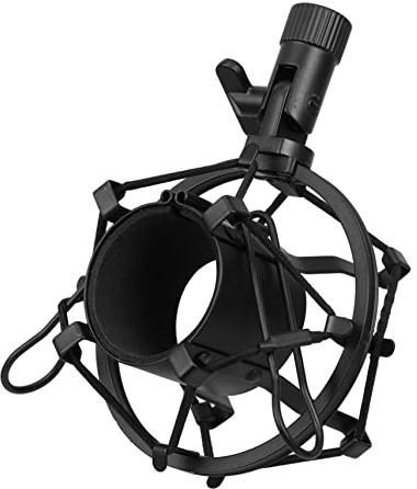 Cabilock Supporto Ammortizzante per Microfono Condensatore, Braccio di Sospensione in Lega, Adatto a Microfoni da 4,5 Cm per Canto e Gioco