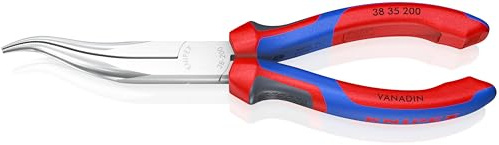 KNIPEX Mechanikerzange verchromt mit Comfort-Griffen 200 mm, 38 35 200
