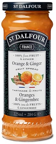 St Dalfour Marmelade orange et gingembre 284 g (lot de 6)