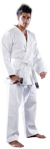 Flash Student Traje de karate, algodón, azul