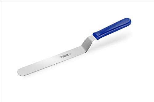 thermohauser Winkelpalette (Stahl), stumpf, blauer Kunststoffgriff, Nutzlänge Klinge 20 cm, Blau