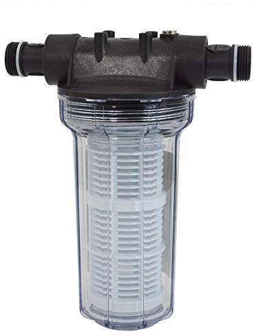 Filter VORFILTER Pumpenfilter 2L für HAUSWASSERWERK HAUSWASSERAUTOMAT KREISELPUMPE JETPUMPE BRUNNENPUMPE PUMPE TAUCHPUMPE FEINFILTERUNG bei WASCHMASCHINEN, SCHALTGERÄTEN, KREISELPUMPEN
