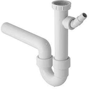 Geberit Spueltisch-Ablauf G1 1/2x40 mm weiss in PP Objektmodell fuer ein Becken 152713111