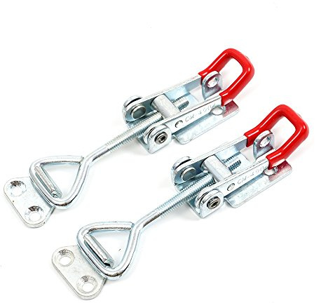 4PCS Cabinet Lever Handle Toggle Clamp Pull Action Quick Release Latch 120KG/260lbs Holding Capacity