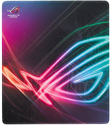 ASUS ROG Strix Edge vertikales Gaming Mauspad | 400x450x2 mm | optimierte Stoffoberfläche, vollfarbige Nähte, rutschfeste Unterseite