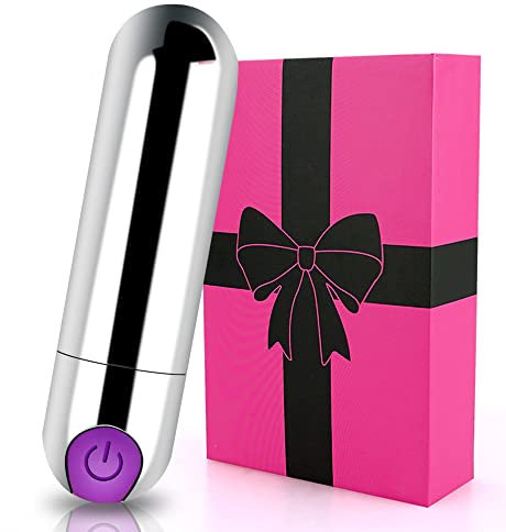 Mini Starke Vibrator für sie,USB Wiederaufladbare Klein Bullet Vibrator Wasserdichte für frauen Paare Reisen Vibratoren G-punkt und Klitoris vibratoren,10 Modi Anal Massagegerät
