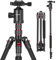 NEEWER 77'' Treppiede Fotocamera, Treppiede Monopiede Pieghevole Alluminio DSLR, Telefono con Testa a Sfera Panoramica 360°, Colonna Centrale a 2 Assi, Piastra Arca QR e Borsa, Carico Max 34lb, TP77