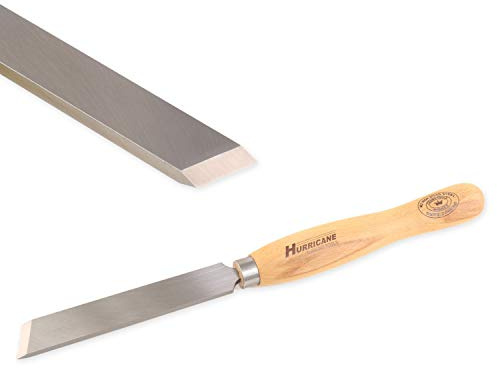Hurricane Turning Tools, HTT-271W, M2 HSS, 1 Skew Chisel for Woodturning