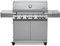 GRANDSTATE 6-Brenner Gasgrill EAGLE 652 E mit Keramik-Infrarot-Steak-Brenner, Back-Burner und Seitenkocher und Grillrost aus Edelstahl, Gesamtleistung von 27,2 kW…