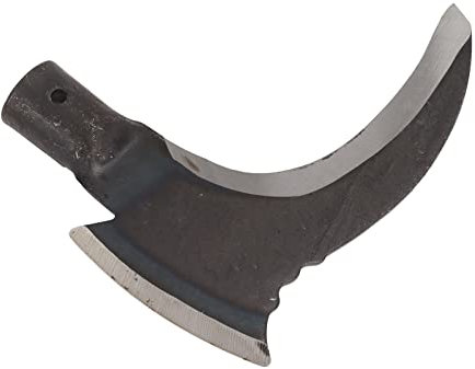 Doppia Falce in Acciaio Ad Alto Manganese, Trattamento di Indurimento Efficiente Doppia Falce Lame Affilate Antiruggine Multifunzionale Falciatura Alberi da Taglio per Attrezzi da Giardinaggio