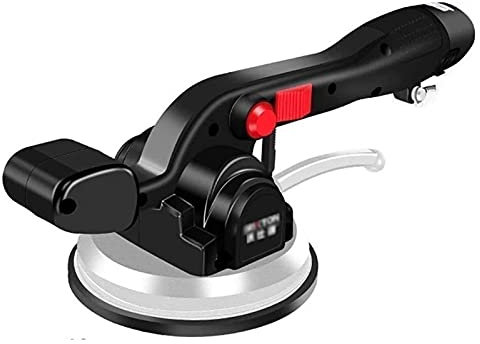 Máquina eléctrica para baldosas, Martillo vibrador para baldosas para nivelar baldosas, Herramienta automática para colocar pisos - Capacidad de carga de 120 kg - Colocación de baldosas y baldosas (S