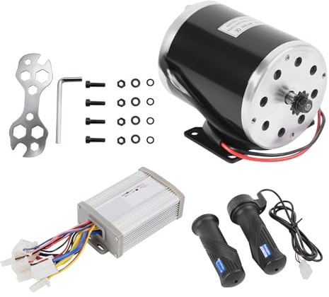 36V Bürstenmotor Umbausatz für E-Bike, Roller | inkl. Controller, inkl. Gasgriff