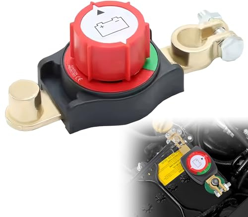 mohito Battery Isolator Switch,Auto Batterie Trennschalter 12V-48V,ON-OFF Batterietrennschalter,Geeignet für Autos Boote Wohnwagen Yachten Motorräder Wohnwagen