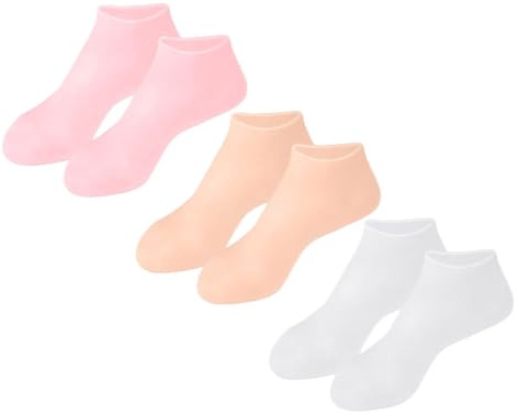 PACKOVE Feuchtigkeitssocken Aus Silikon Für Trockene Füße Socken Zur Feuchtigkeitspflege Der Füße Über Nacht Wiederverwendbare Fußmasken-socken Für Glatte Und Gesunde