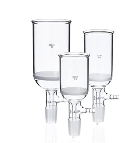 Embudo de filtración Buchner de vidrio for laboratorio(100ml)