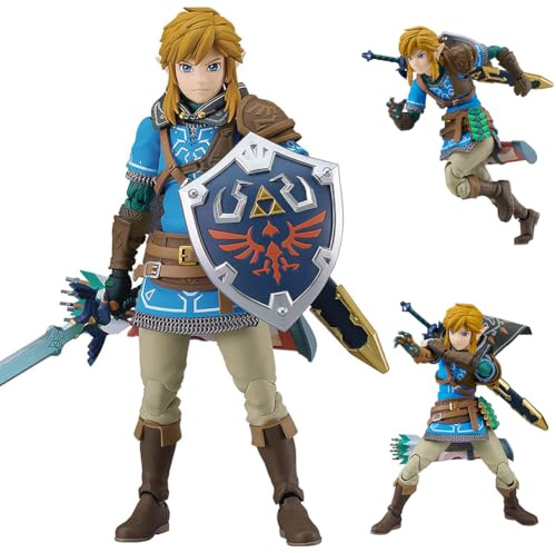 Zhongkaihua Figura de acción movible de personaje de juego que puede cambiar la cara, las manos, los accesorios de armas, modelo de anime, PVC, estatua coleccionable, 15 cm