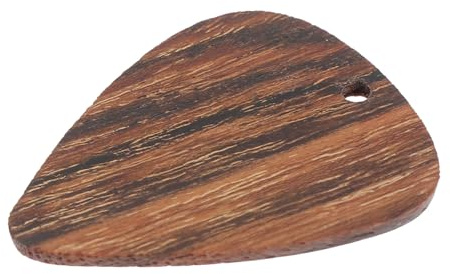 HONITANO Plektrum Starker Anhänger mit und Design Holz Ergonomischem Haltbarkeit als Gitarrenzubehör für Musiker und Gitarrenliebhaber