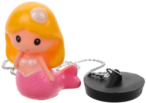 Badewannenstopsel aus Gummi mit Kette, für Badewanne und Abfluss | Easy zu Entfernen, Verschleißfest und Leicht zu Reinigen, Verhindert Verstopfungen