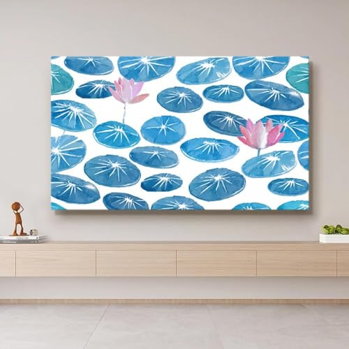 HSTANGKY Copertura Antipolvere Per TV Da Interno Da 32-80 Pollici Protezione Elastica Antiscivolo E Antigraffio Per Schermi LCD/LED Universale Per TV Sospese/da Tavolo/curve-Blue3||40-43inch