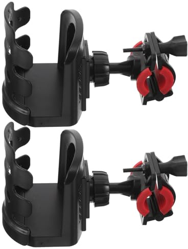 Toyvian 2pièces Porte-gobelet Rotatif pour Vélo Porte-bidon Réglable pour VTT Et Vélo De Route Fixation Rapide sans Outil
