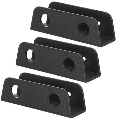 ADOCARN Supporto da parete per bilancia da cucina nero in plastica antiscivolo con adesivo e viti - Organizer sottolavello per organizzazione utensili e alimenti