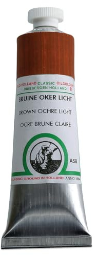 Old Holland Classic Oil Color - Brown Ochre Light - 40ml Tube by Old Holland