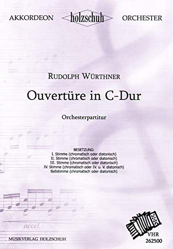Ouvertüre in C-Dur für Akkordeon-Orchester - Partitur