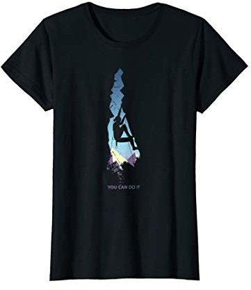 Damen Kletter T-Shirt you can do it Damen Klettern Bergsteigen