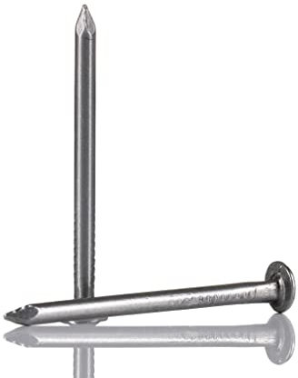 RS PRO Nägel, Drahtstifte L. 25mm, Ø 25mm, Typ Rundkopfnagel, Glänzend FlachrundStahl, 500g