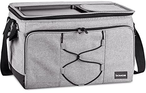 bomoe Borsa Termica porta pranzo - borsa frigo da campeggio pieghevole - 43x32x28 cm - ca. 45 litri - borsa termica per alimenti - mantiene caldo e freddo - Per viaggi e barbecue IceBreezer KT43