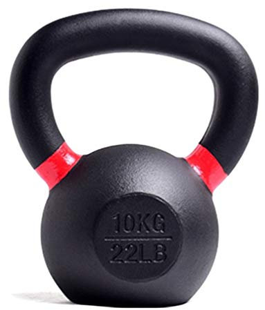 Kettlebells AGYH Gusseisen, Schwarz Schwerlastkrafttraining Fitnessgeräte, Sich Wohl Fühlen, 4 Kg / 6 Kg / 8kg / 10 Kg / 12 Kg / 14 Kg / 16 Kg / 18 Kg / 20 Kg / 24 Kg / 28 Kg