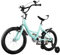 Linanty Freestyle Kids Bike 16 Zoll Sportfahrrad für Jungen Mädchen im Alter von 5-8 Jahren, grün