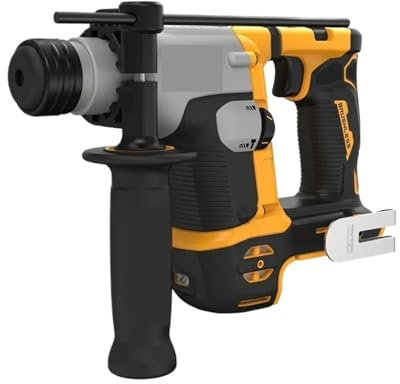 MZZYG Martillos perforadores Taladro Percutor Rotativo, Herramienta Básica, 20 V Máx., Motor Sin Escobillas De 5/8, Taladro De Impacto Inalámbrico SDS Plus, Herramientas Eléctricas