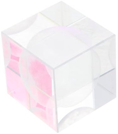 STOBAZA 2stücke Moon Paperweight Kristallwürfel Klarer Desktop Transparentes Design Für Stilvolle Raumgestaltung Kreatives Kristallornament Edles Für Jeden Anlass