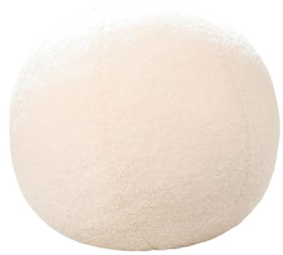 HunicandIU Ballkissen, dekorative Wurfkissen, kugelförmiges Kissen - 13 Zoll rundes Kissenkissen,Dekoratives Kugelkissen, kugelförmiges Fuzzy-Kissen für Heimdekoration, Sofa, Schlafzimmer, Wohnzimmer,