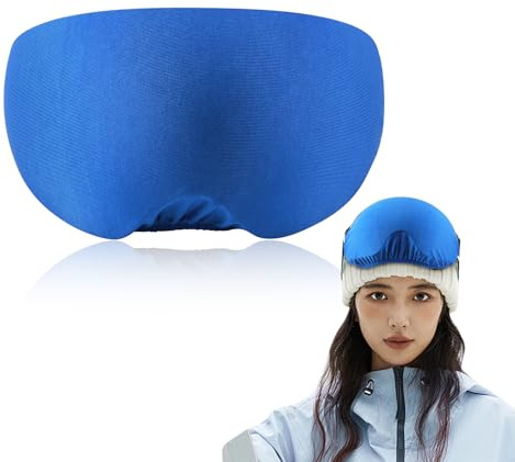 WEESTAAMO Ski goggles protective cover made of microfibre, ski goggle cover, goggle protection cover, protects against scratches, unisex (one size)