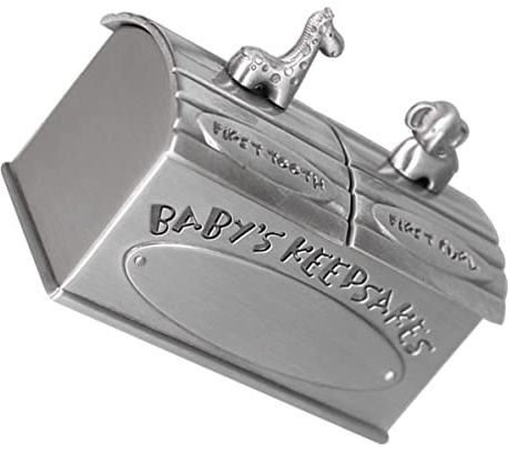 Abaodam Zahnaufbewahrungsbox für Babys Erster Zahn und Lockenetui und Sicher für Den Langfristigen Gebrauch Bei Babypartys